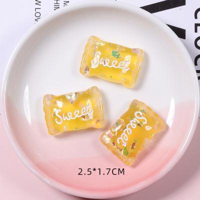 China Eco Friendly Soft Candy Flatback Resin Charms Diy Charms Jewelry Accessories For Shoes Phone Bag And Hair for sale