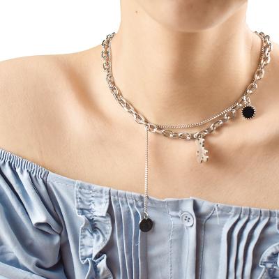 China TRENDY Hot Sale Fashion Accessories Classic Soft Daily Swap Chain Necklace for sale