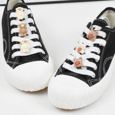 China Flower Lace Charms Buckles Plastic Shoe Latest Designs Shoe Buckle Charms Sneaker Accessories for sale