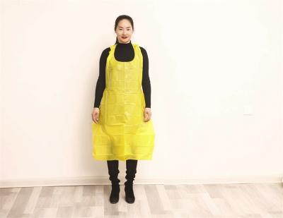 China Factory Directly Sales Oil And Water Resistant Waterproof Kitchen Disposable Restaurant CPE Apron for sale