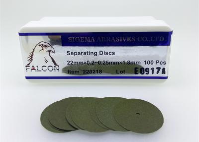 China Green Lab Dental Diamond Discs 25000 Rpm Silicon Carbide Cutting Disc for sale