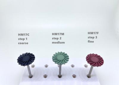 China 17mm Polishing Wheel Dental Rubber Diamond Finishing And Polishing Dental Burs for sale