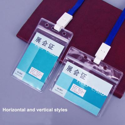 China Custom Fashion PVC Card Holders ID Card Pouch With Printing for sale