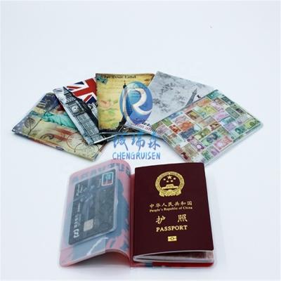 China Fashion Passport Transparent Cover Clear PVC Passport Holder for sale