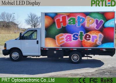 China High Brightness P6 Mobile LED Screen Truck Full Color For Outdoor Advertising for sale