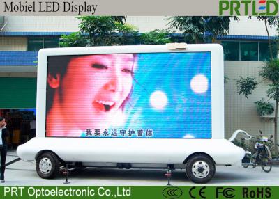 China High Brightness Truck Mounted LED Display P4 Waterproof LED Truck Display for sale