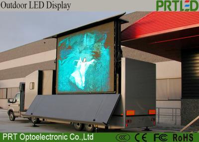 China Dustproof Mobile LED Truck Advertising Outdoor P4.81 Slim Aluminum Panel for sale