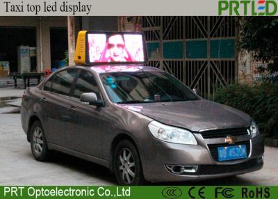 China Wireless P5 Taxi Top LED Display High Brightness 3G / 4G Taxi Top LED Screen for sale