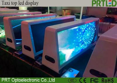 China Double Sides Taxi Top LED Display High Resolution P5mm Waterproof For Outdoor for sale