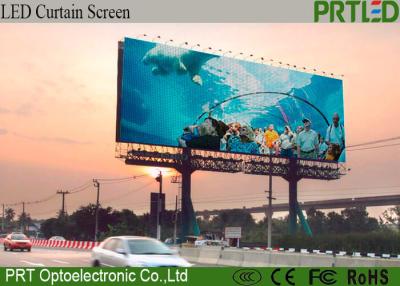 China Outdoor Advertising LED Display Screen Curtain Billboard P10 Full Color for sale