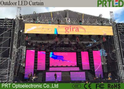 China Light Weight LED Curtain Screen P10.4 Full Color 500*1000mm Rental Or Fixed for sale