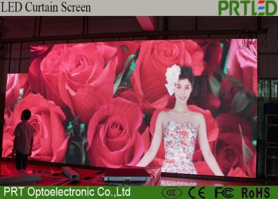 China Waterproof P10.416 LED Curtain Screen , Indoor Outdoor Stage Background LED Screen for sale