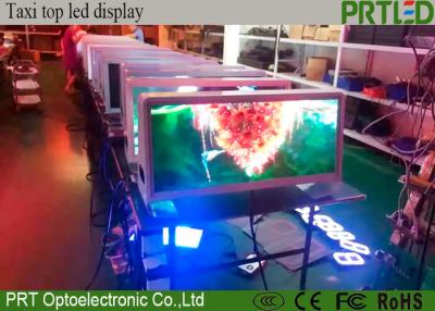 China Advertising P4 Full Color Taxi Roof LED Display With 3G Control / NationStar Chip for sale