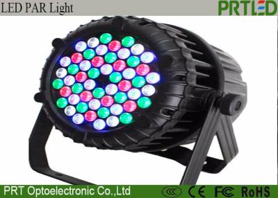 China Waterproof High Power LED Par Stage Lights 54*3W RGB 3 In 1 DMX Control for sale