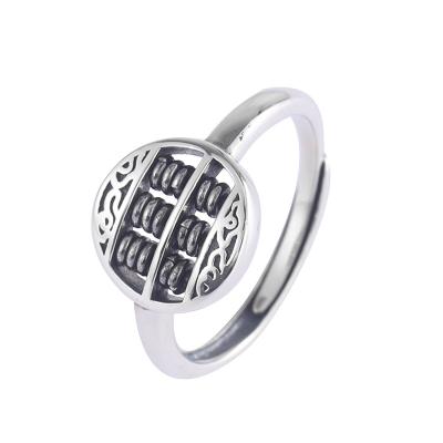 China Hot Selling New Design FASHIONABLE 925 Sterling Silver Thickness Abacus Ring of 2022 Rings for sale