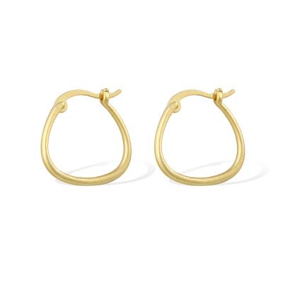 China Wholesale Huggie Circle Jewelry Sterling Girl Hoop Earrings Simple Earring 925 Silver Stud Earring for sale