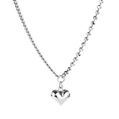 China Supplies CLASSIC Chain Jewelry Making 925 Sterling Silver Chain Heart Necklace for sale