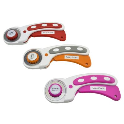 China High Quality Quick-Change 45mm Quilting Rotary Cutter With 5 PC Rotary Blade for sale