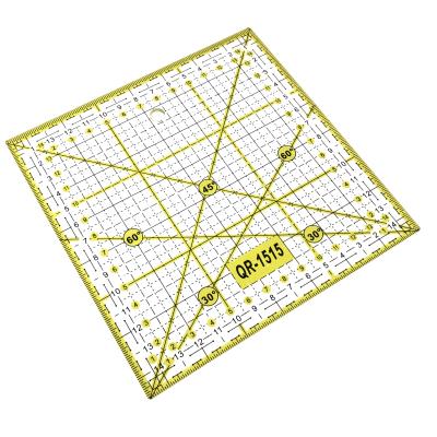 China 15X15CM Acrylic Patchwork Quilting Quilting Ruler for sale