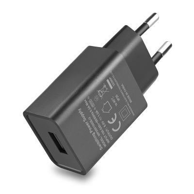 China Mobile Phone 5V 1A 2A CE UL Certificates EU USA Plug Travel Wall Adapter 5V 2.1 Type-A Dual Port Small USB Wall Charger For Europe for sale