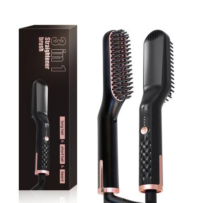 China Car Men's Beard Styling Combs Straightening Combs Styling Fluffy Straight Hair Style Italy Curly Hair Stying Products for sale