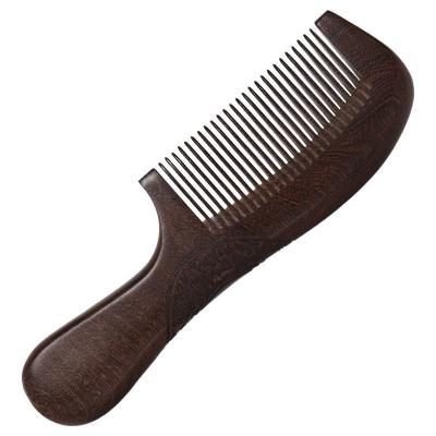 China For beauenty natural bamboo comb wood comb household use sandalwood combs wooden material home set wooden 3 pcs for sale