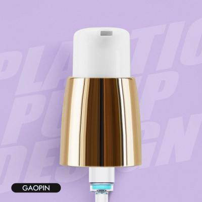 China Non Spill Wholesale Luxury White Plastic Cosmetic Lotion Pump 18/20/24/28/32 for sale