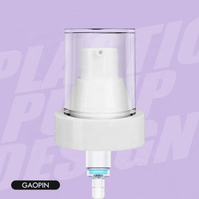 China Non Leak Proof Plastic Master Bottle Skin Care Packaging Pump Lotion 24mm PP White Pump for sale