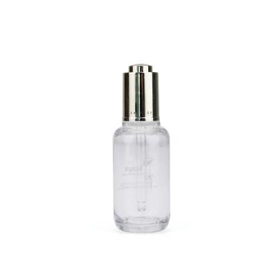 China 60ml Eye Essence Toner Dropper Cosmetic Empty Plastic Clear Dropper Bottle Cosmetic Packaging for sale