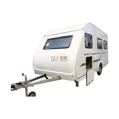 China Australian Standard Travel Trailer Dual Axle 13ft Motorhome Travel Camping Caravan Off Road Trailer Camper for sale