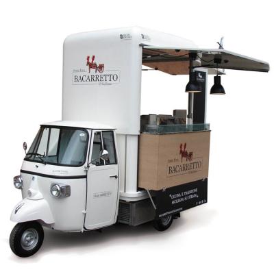 China OEM Gasoline Tuk Tuk Monkey Cart Restaurant Candy Vending Mobile Mini Food Truck Ice Cream Electric Tricycle for sale