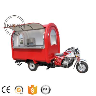 China 2022 bakery mobile gas 3 wheel food cart gasoline ice cream vending tricycle customized gasoline hot dog truck for sale