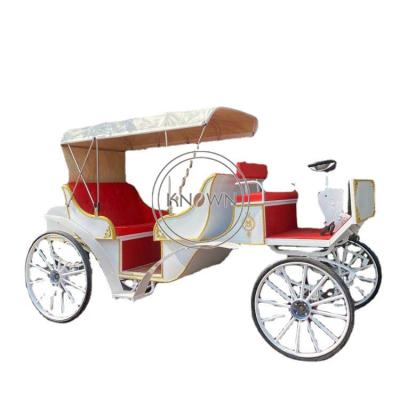 China 2022 Royal Style Electric British Wedding Horse Carriage Luxury Horse Carriage Carts Carts Trailer For Sale for sale