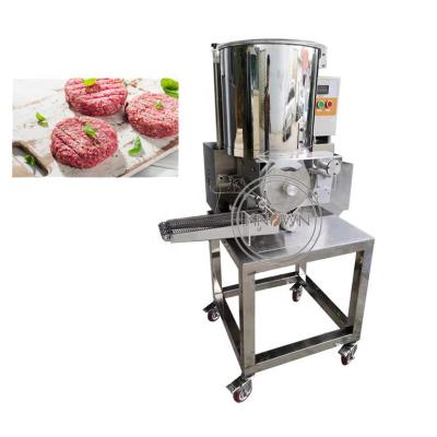 China 2022 Hamburger Patty Forming Machine Potato Pumpkin Patties Forming Machine Automatic Meat Pie Cutter Chicken Nuggets Meatloaf Machine For Restaurants for sale