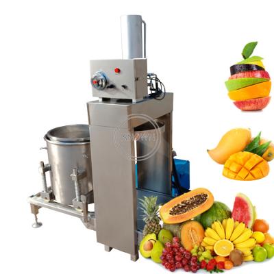 China Snack Factory OEM Fruit Vegetable Filter Press Juice Machine Stainless Steel 50L Commercial Hydraulic Blackberry Mango Juicer Extractor for sale