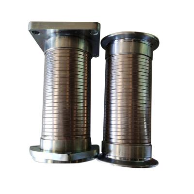 China OEM Truck Exhaust Customized Stainless Steel Flexible Braid Corrugated Exhaust Muffler for sale