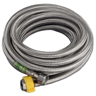 China Ducting PUBERY 5/8 Transport Stainless Steel Flexible Metal Braided Hose Assemb Conduit Fittings Like Ear Nose Connector 90 Degree 2 Inch for sale