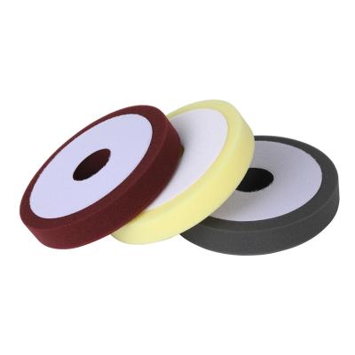 China 50MM Center Hole 7 Inch RO Car Protective Foam Buffing Polishing Pads For Car Detailing With 50mm Center Hole for sale