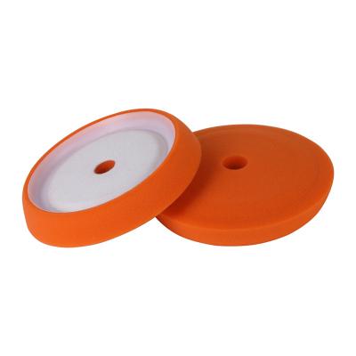 China 8.5 Inch Sponge Bodies Cutting Polishing Pads For RO Backing Foam Polisher Curved Polishing Pads for sale