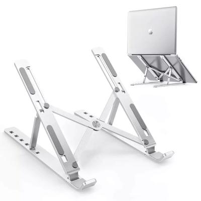 China KSA Aluminum Laptop Stand Folding Desk Adjustable Portable Bed Stand Laptop Stand Aluminum Desk For Laptop for sale