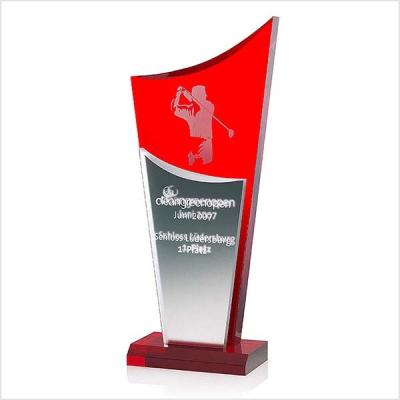 China Custom Acrylic Trophy Durable Glory Trophy Gift Souvenir for sale