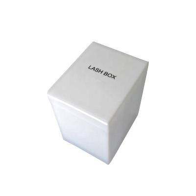 China Modern Acrylic Eyelash Extension Storage Box Case Private Label Eyelash Box Pillow Shelf Holder for sale