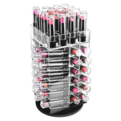 China Fashion Store Display Rotating Acrylic Lipstick Holder for sale