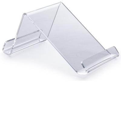 China Durable Wholesale Custom Clear Acrylic Ipad Display Stand Cell Phone Display Stand For Office for sale