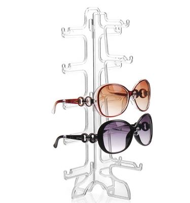 China Durable Custom Clear Acrylic Display Stand Sunglasses Display Rack for sale