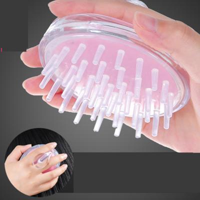 China 4g Soft Hair Shampoo Silicone Massager Soft Silicone Massager Hair Scalp Massager Brush Body Massager Hair Brush Cute Making for sale