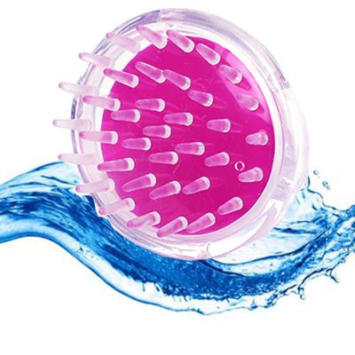 China 4g Hair Shampoo Hair Brush Cleaning Tool Shampoo Body Wash Massager Comb Sweep Plastic Hair Brush for sale