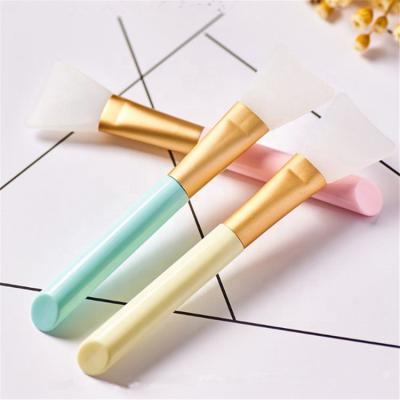 China Custom Soft Hair Makeup Tool Diy Cosmetic Brush For Clay Mask Brush Silicone Facial Mask Brush For Face Mask for sale