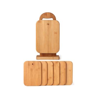 China Viable Wholesale Set 6 Mini Cheese Wood Cutting Board Bamboo Wood Cutting Board for sale