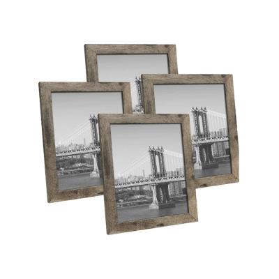 China Modern 8x10 Picture Frame Desktop Display and Wall Decoration Views Wood Picture Picture Set of 4 Pieces for sale